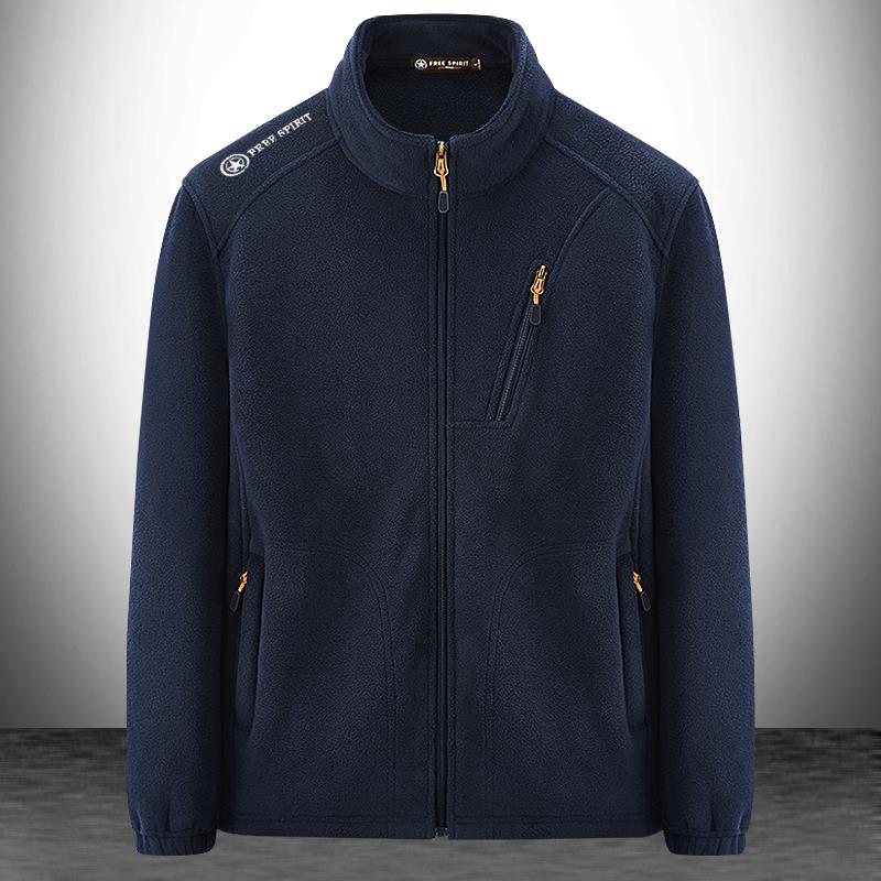 Marolio~温度锁定技术！秋冬天鹅绒加厚外衣男士大尺寸运动衫双面