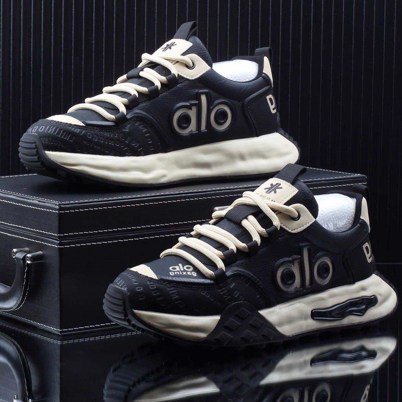 高级感潮牌时尚运动休闲阿甘老爹鞋男款2025秋季新款舒适增高男鞋