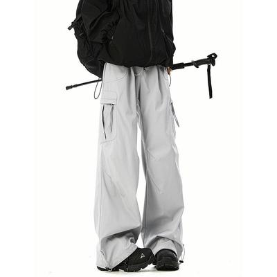 it neith BIAS潮牌户外机能冲锋裤男秋季宽松三防防水伞兵工装裤