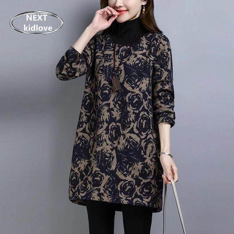 香港秋冬新款大码复古加绒加厚卫衣女中长款遮肉时尚灰色打底裙潮,女装/女士精品,卫衣/绒衫,淘宝优惠券,粉丝福利购,淘宝优惠卷