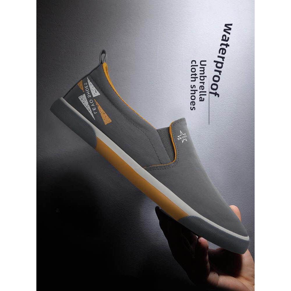 street style 男鞋休闲鞋子男懒人防水布鞋男一脚蹬鞋老北京布鞋