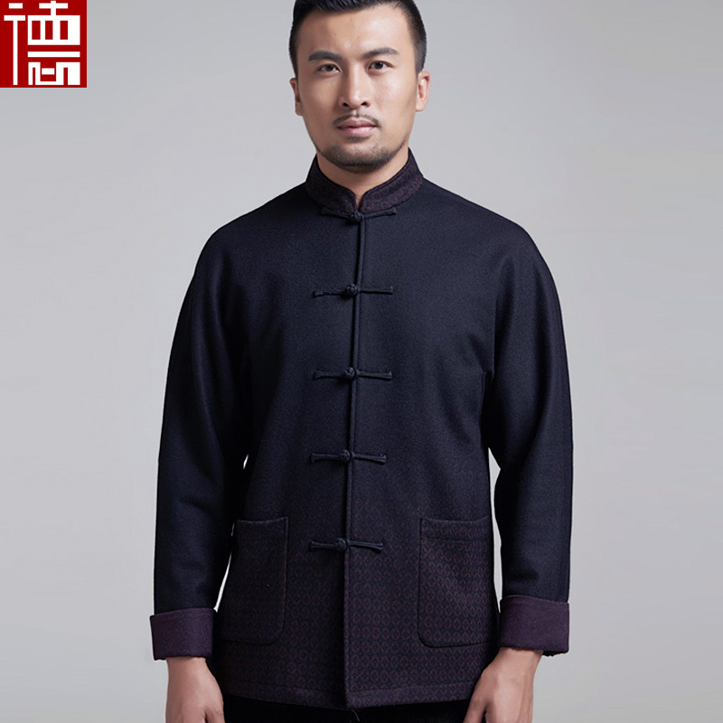 盘扣立领羊毛唐装德风堂