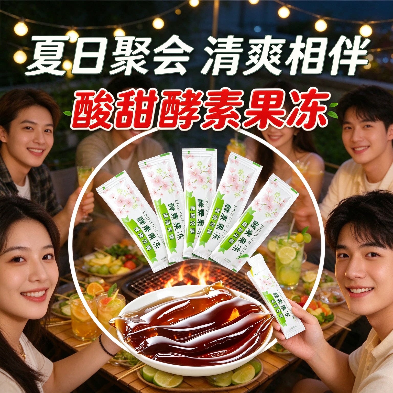 清排宿肠便酵素果冻官方果蔬果味官网正品网红女士西梅益生菌孝素