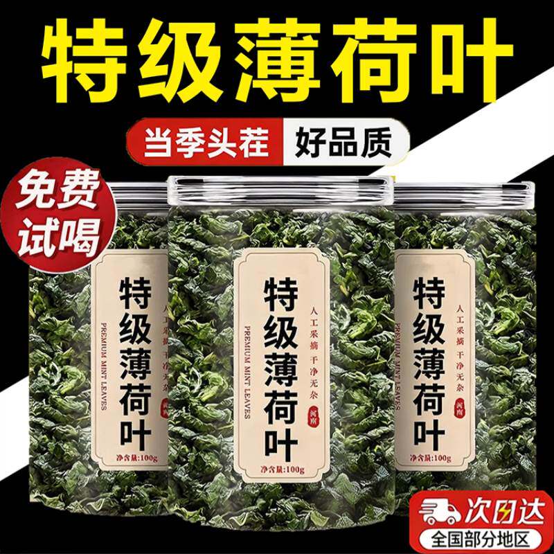 农科院薄荷叶干新鲜食用泡茶无熏硫无添加凉茶滋补养生茶健康饮品