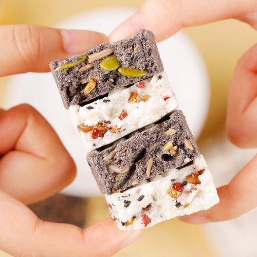 减肥解馋小零食无蔗糖糖人专用轻食下午茶馋白领吃八珍糕红枣茯苓芡实小米山薬五黑糕坚果代餐减肥期吃不影响减脂解嘴馋囤货值