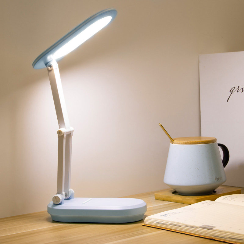可折叠便携式led小台灯夜灯卧室床头充电式超长续航学习专用护眼台灯