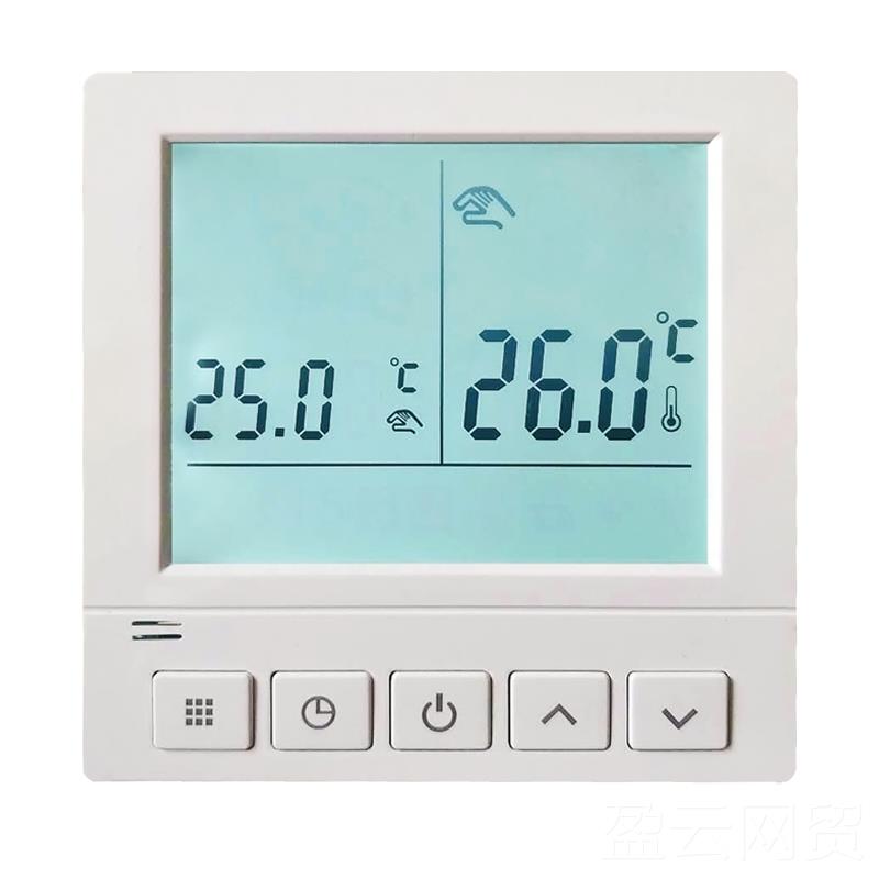 正品智电地暖控器能WIFI手机程碳纤维电采暖温度控制开关数温显液