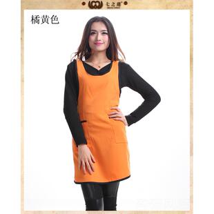 正品韩时尚厅咖啡奶茶店工作服围裙家政餐厅务员后背交叉版背带围