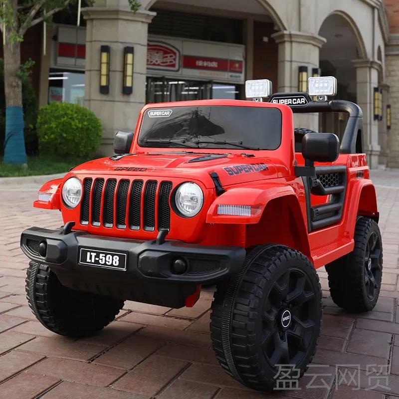 正品汽儿电动车四轮玩具遥控可坐人大车人宝宝四童驱越野车双人超