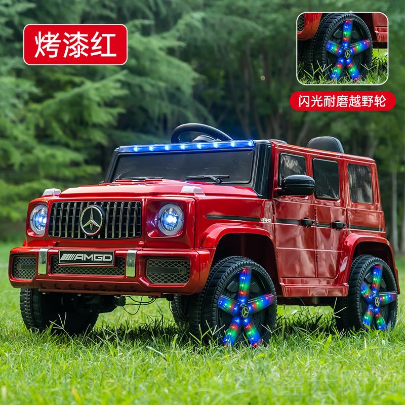 正品奔玩驰大g儿童电动车四轮越汽宝车遥控具车可坐人男女孩宝野