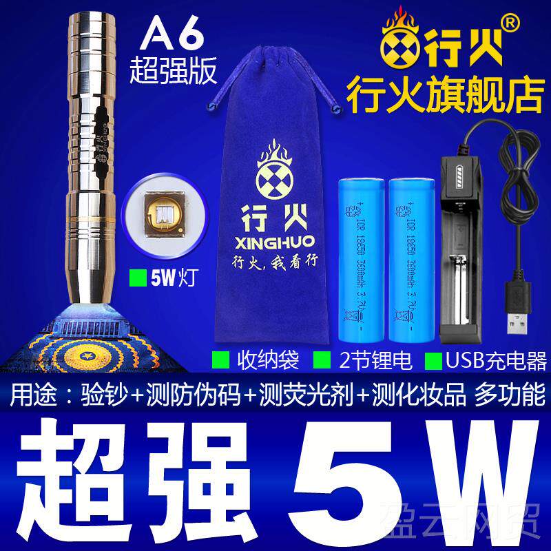 正品伍德氏灯藓猫灯验灯笔玉石文玩鉴钞定灯荧光剂检测猫尿紫光手