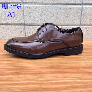 正品稀缺手鞋工皮鞋男真皮鞋系带休装闲商务德比黑色英伦百搭正男