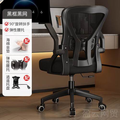 正品电脑椅舒适久坐家书房背靠座椅学学习椅人体用工学电竞生椅办