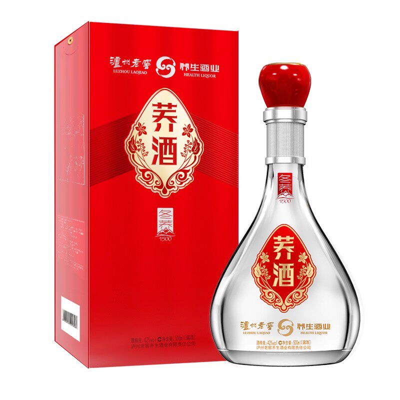 泸州老窖养生酒荞酒冬荞低度露酒42度露酒整箱500ml 送礼