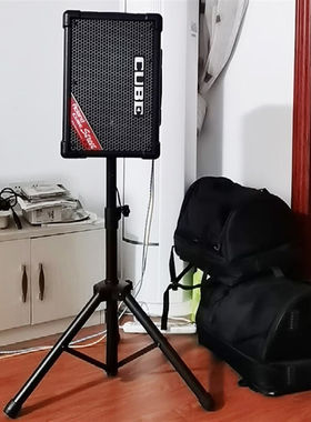 音响支架落地架音响架子功放机柜魔3PLUSX音箱支架罗兰EX黑色(罗