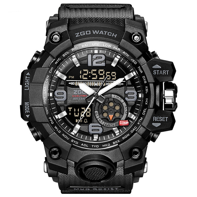霸气大表盘手表男个性特种兵男士潮男战术女户外炫酷高中生电子表