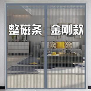 家用磁吸魔术贴自粘纱窗防蝇通风卧室大门蚊帐 全磁条防蚊门帘夏季