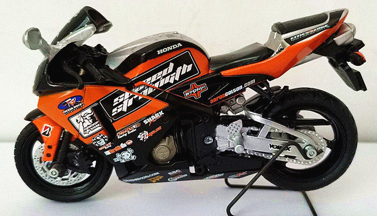特价散装 1/18 本田 CBR600RR 特技摩托车模型