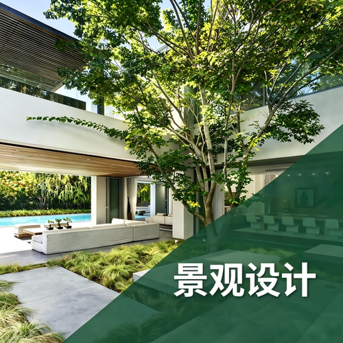 下沉式庭院 天井 室内景观设计施工 造园 花园改造 屋顶花园