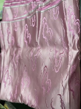 南京特产南京云锦礼服 晚宴汉服唐装 紫色花纹精品云锦布料礼品