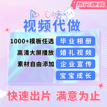 右糖电子相册视频代制作企业宣传婚礼宝宝周岁毕业等专业视频代做