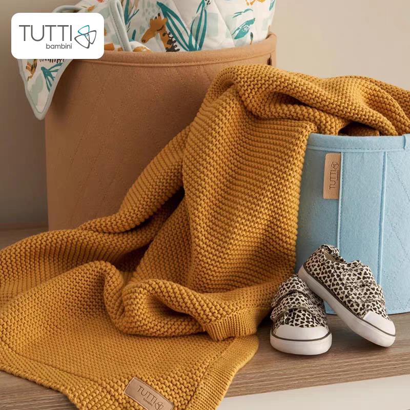 英国Tutti bambini 纯棉针织毛毯