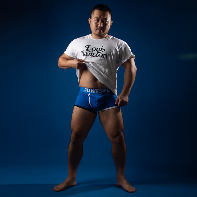 运动四角平角内裤性感壮熊简约