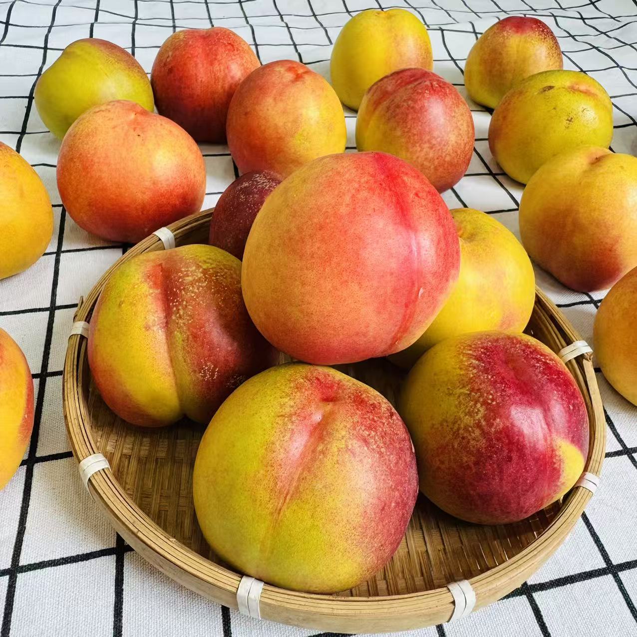 果鲜果爱精选新疆油麻丑桃芒果桃甜蜜多汁油桃当季鲜桃子