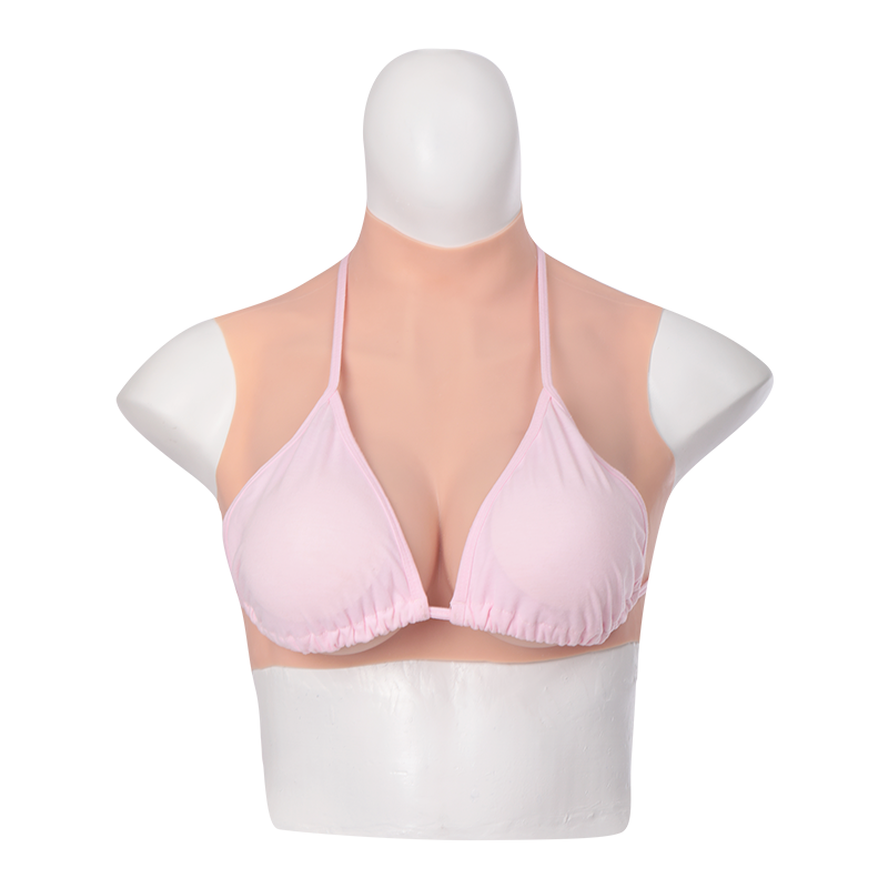 弘姗男用仿真款义乳套装假奶硅胶COS女装假胸主播超大cd变装假乳