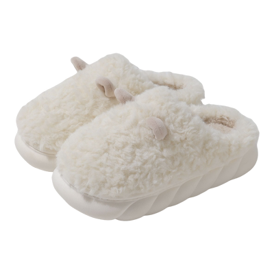 小绵羊保暖加绒搞怪棉拖