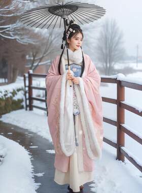 汉服秋冬女郡主古装古风七件套