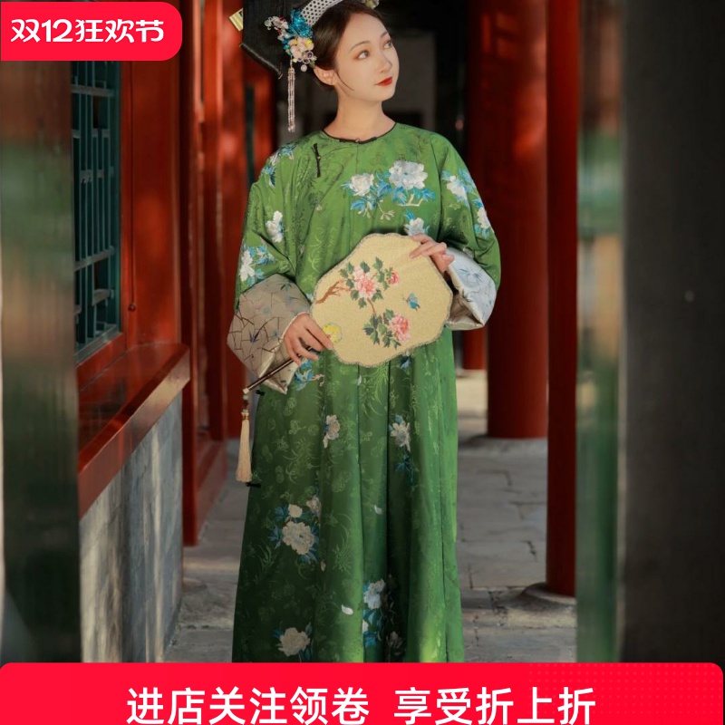 满绣宫廷风旗装格格服古装