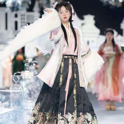 汉服女冬季汉服宋制中国风套装