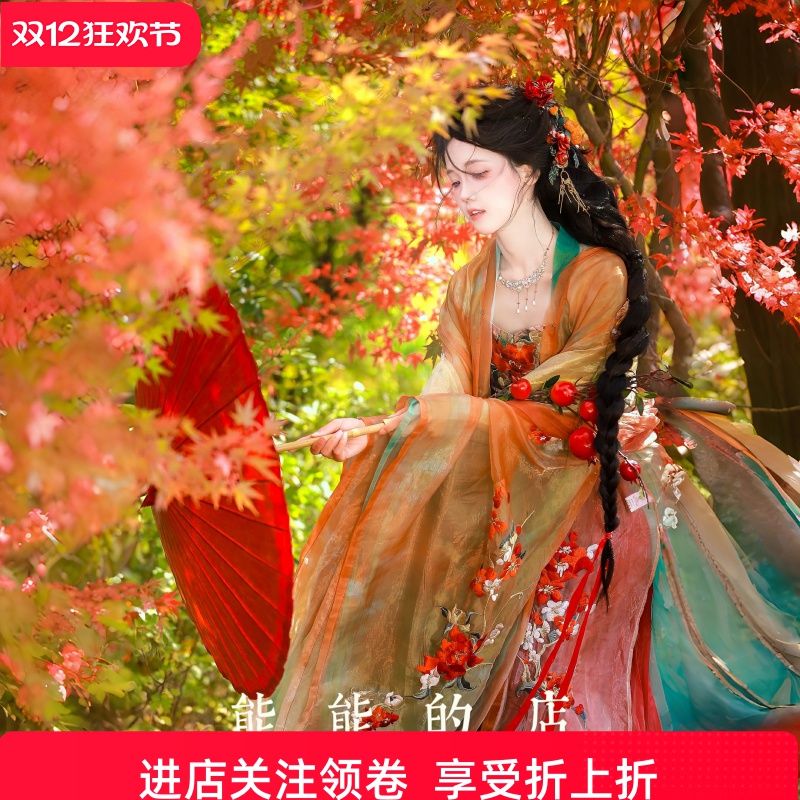 一袭汉服惊艳时光古韵自来