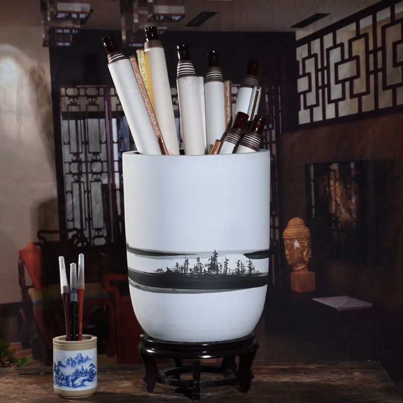 陶瓷美院学生创意手绘作品