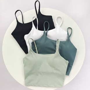 瑜伽服运动内衣女外穿美背速干防震文胸吊带上衣健身bra跑步背心