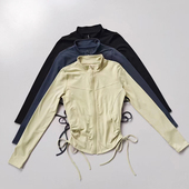 立领运动外套夹克拉链开衫 显瘦健身上衣女跑步训练速干瑜伽服 修身