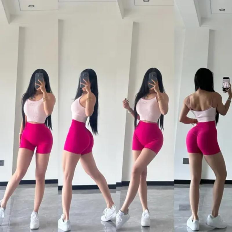 透气细肩带撞色运动内衣一体式