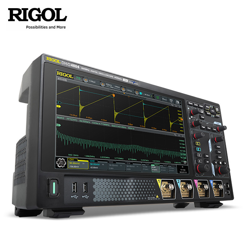 RIGOL普源高性能数字示波器DHO4204/DHO4404四通道200M带宽4G采样