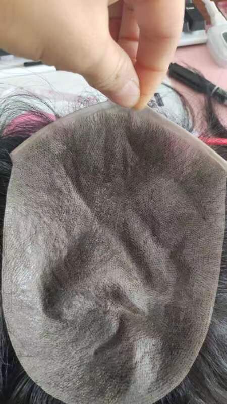 假发隐形无痕生物头皮前额发际线补发男士背头款m型脱发