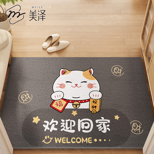 2025新款 地垫入户门垫进门口丝圈免洗脚垫玄关门垫可裁剪耐脏地毯
