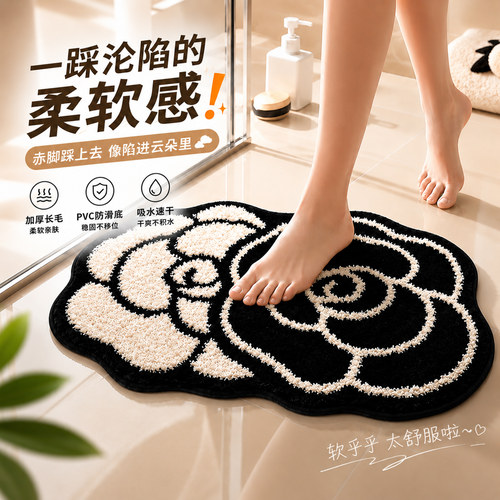 洗手间家用高端加厚免洗耐脏垫子