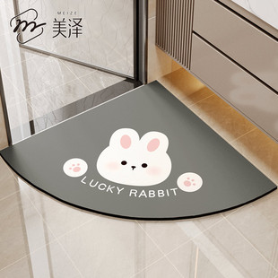 卫生间地垫高端防滑防水浴室脚垫硅藻泥耐脏厕所门口专用吸水垫子