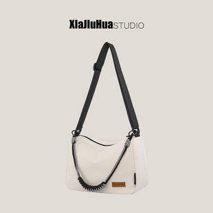 下酒话DrinKing大容量包女2025新款时尚百搭帆布包上课通勤托特包