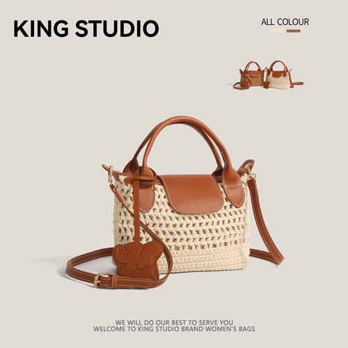 小众编织包包女海边度假沙滩小包