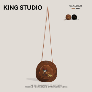 卡通玩具总动员胡迪帽子包包女2025新款潮可爱小众复古单肩斜挎包