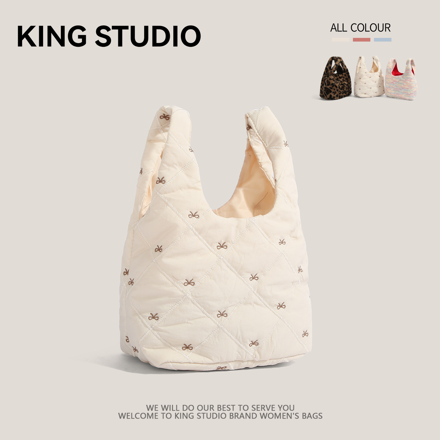 蝴蝶结手提包女2025新款高级刺绣通勤外出收纳包便携化妆品洗漱包,箱包皮具/热销女包/男包,通用款女包,淘宝优惠券,粉丝福利购,淘宝优惠卷