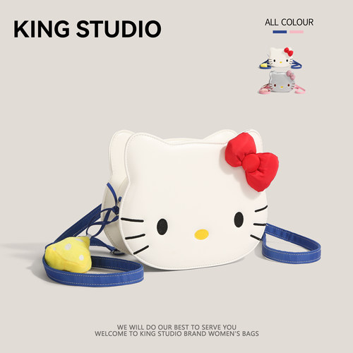 可爱hellokitty双肩包通勤托特包