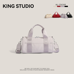 吐司包包女2025新款简约小众高级感枕头包波士顿单肩斜挎包圆筒包