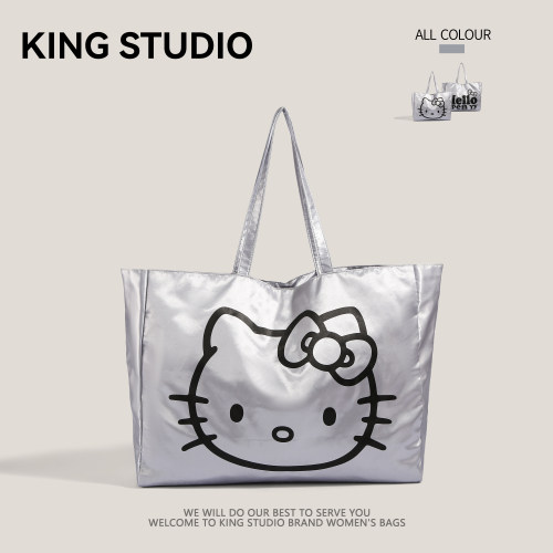 大容量hellokitty猫单肩托特包